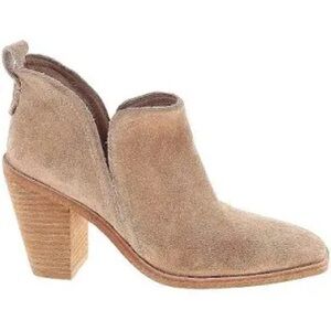 Jeffrey Campbell Rosalee tan suede boots size 8